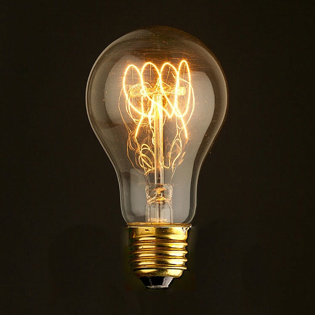 Лампа накаливания E27 40W прозрачная 7540-T фото 2