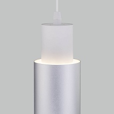 Подвесной светодиодный светильник Eurosvet Bento 50204/1 белый/матовое серебро 4