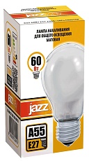 Лампа накаливания Jazzway E27 60W 2700K матовая 3320423 1