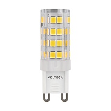 Лампа светодиодная Voltega G9 5W 4000К прозрачная VG9-K3G9cold5W 7186 1