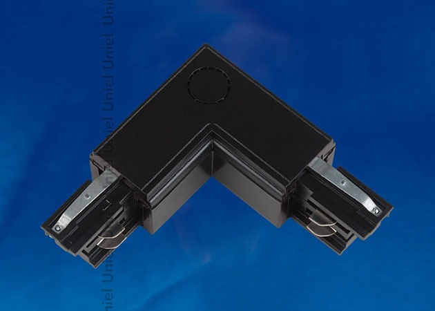 Соединитель для шинопроводов L-образный внешний Uniel UBX-A21 Black 09763 фото 2