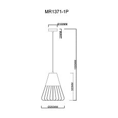 Подвесной светильник MyFar Hill MR1371-1P 1