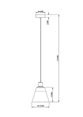 Подвесной светильник Moderli Brizzi V2780-1P 5