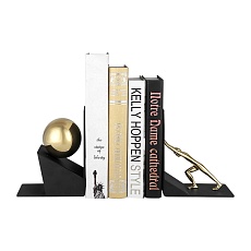 Держатель для книг ArtHomeDecor GLOBAL WORK 7298 GOLD & BLACK 1