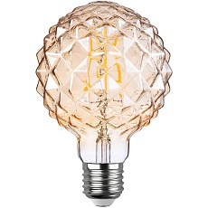 Лампа светодиодная филаментная REV VINTAGE GOLD G95 E27 5W 2200K DECO Premium теплый свет груша 32448 5 1