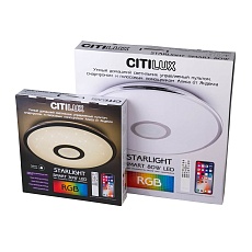 Потолочный светодиодный светильник Citilux Старлайт Смарт CL703A41G 4