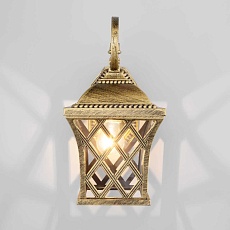 Уличный настенный светильник Elektrostandard Cassiopeya D черное золото a025295 1