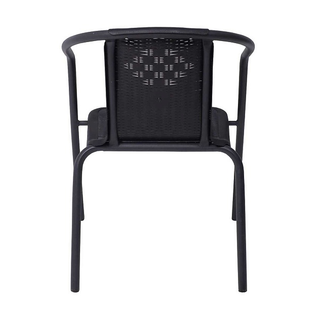 Садовое кресло AksHome Verona PE, иск.роттанг-черный/сталь-черная 94002 фото 9