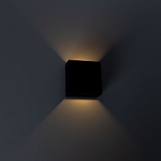 Уличный настенный светодиодный светильник Arte Lamp Algol A1445AL-1BK 3