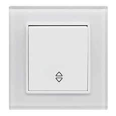 Выключатель одноклавишный проходной Vesta-Electric Exclusive White белый FVK050105BEL