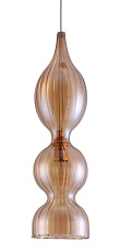 Подвесной светильник Crystal Lux Iris SP1 B Amber 1