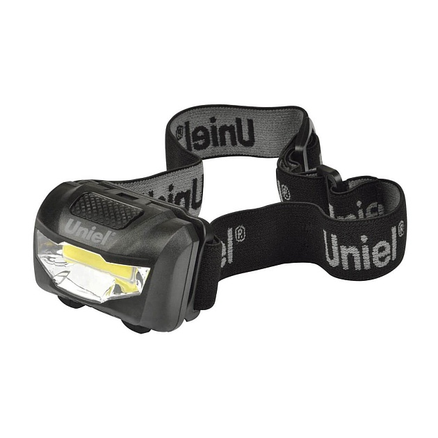 Налобный светодиодный фонарь Uniel от батареек 120 лм S-HL017-C Black UL-00001379 фото 