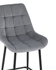 Полубарный стул Stool Group Флекс велюр велютто серый AV 405-V12-08 (PP) 1