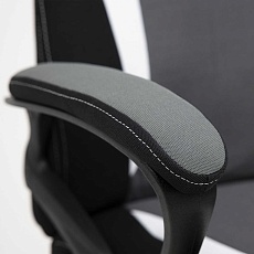 Игровое кресло AksHome Flaviy черный/серый/белый, ткань 86381 4