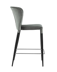 Полубарный стул Stool Group Лори велюр серый vd-lori-plb-b26 3