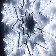 Светодиодная фигура Ardecoled Снежинка ARD-Snowflake-M8-950x950-540Led White 034254 1