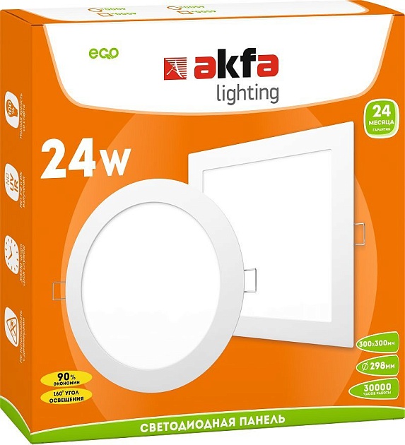 Встраиваемая светодиодная панель Akfa Lighting AK-LPR FLLPR00000024 фото 2