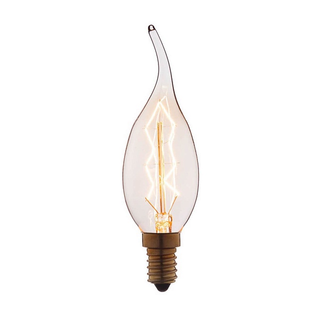 Лампа накаливания E14 60W прозрачная 3560-TW фото 