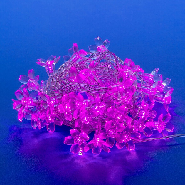 Светодиодная гирлянда Uniel Сакура 220V розовый ULD-S0700-050/DTA PINK IP20 PINK SAKURA 07933 фото 