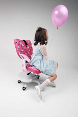 Детское кресло AksHome Pegas розовый с котятами, ткань 75262 3