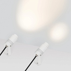 Уличный светодиодный светильник Arlight ALT-RAY-ZOOM-R52-8W Warm3000 (WH, 10-40 deg, 230V) 042676 1