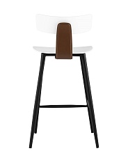 Полубарный стул Stool Group ANT пластиковый белый 8333A white 3