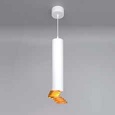 Подвесной светильник Elektrostandard DLN103 GU10 белый/золото a047751 1