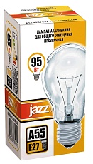 Лампа накаливания Jazzway E27 95W 2700K прозрачная 2859310 1