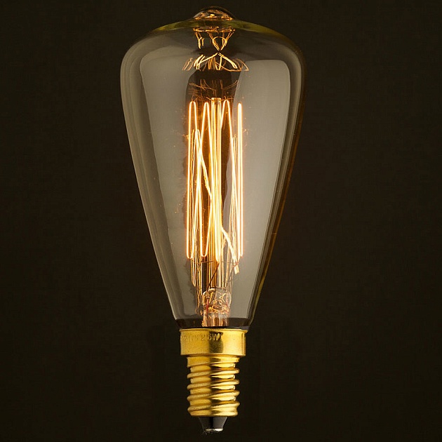 Лампа накаливания E14 40W прозрачная 4840-F фото 2