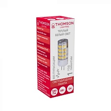Лампа светодиодная Thomson G4 5W 3000K прозрачная TH-B4228 1