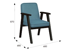 Кресло Мебелик Ретро 007545 2