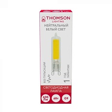 Лампа светодиодная Thomson G9 6W 4000K прозрачная TH-B4211 2