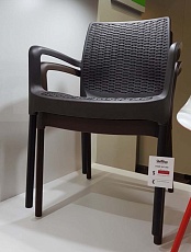 Садовое кресло Sheffilton SHT-S68 черно-коричневый/черный муар 4803229203 2