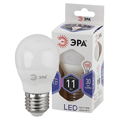 Лампа светодиодная ЭРА E27 11W 6000K матовая LED P45-11W-860-E27 Б0032991 3