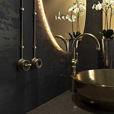 Переключатель-выключатель одноклавишный Werkel бронзовый Ретро W5712012 4690389166617 2