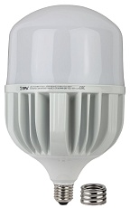 Лампа светодиодная сверхмощная ЭРА E27/E40 120W 4000K матовая LED POWER T160-120W-4000-E27/E40 Б0049103 3