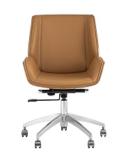 Кресло руководителя TopChairs Crown коричневое B1707 270-09 2