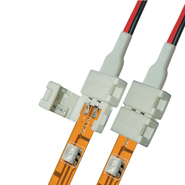 Набор коннекторов для светодиодных лент Uniel UCX-SD2/B20-NNN White 020 06609 фото 