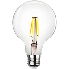 Лампа светодиодная филаментная REV VINTAGE G95 E27 5W 2700K DECO Premium шар 32433 1 1