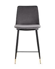 Полубарный стул Stool Group Мелисса велюр темно-серый FDC9055C DARK GREY FUT-81 2
