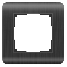 Рамка Werkel Stream на 1 пост графит W0012104 4690389162121 3