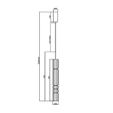 Подвесной светодиодный светильник Maytoni Ordo MOD272PL-L12BS3K 5