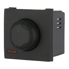 Светорегулятор LK Studio поворотный нажимной 600 Вт (черный бархат) LK45 857208-1 2