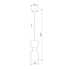 Подвесной светильник Eurosvet Tandem 50118/1 никель 1