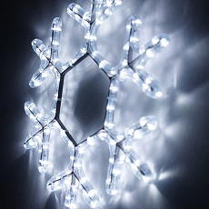Светодиодная фигура Ardecoled Снежинка ARD-Snowflake-M7-450X375-126Led White 034249 2