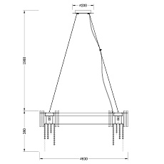 Подвесной светильник Chiaro Кармен 394012215 1