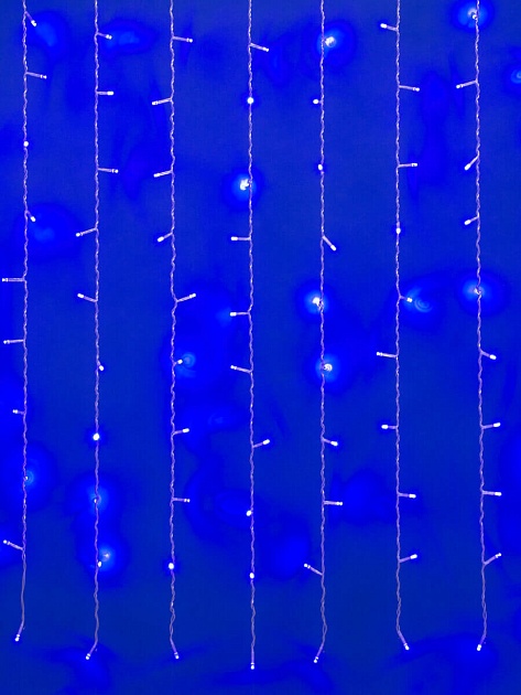 Светодиодная гирлянда Uniel занавес 220V синий ULD-C1510-160/DTA Blue IP20 UL-00006420 фото 6