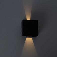 Уличный настенный светодиодный светильник Arte Lamp Algol A1445AL-1BK 4
