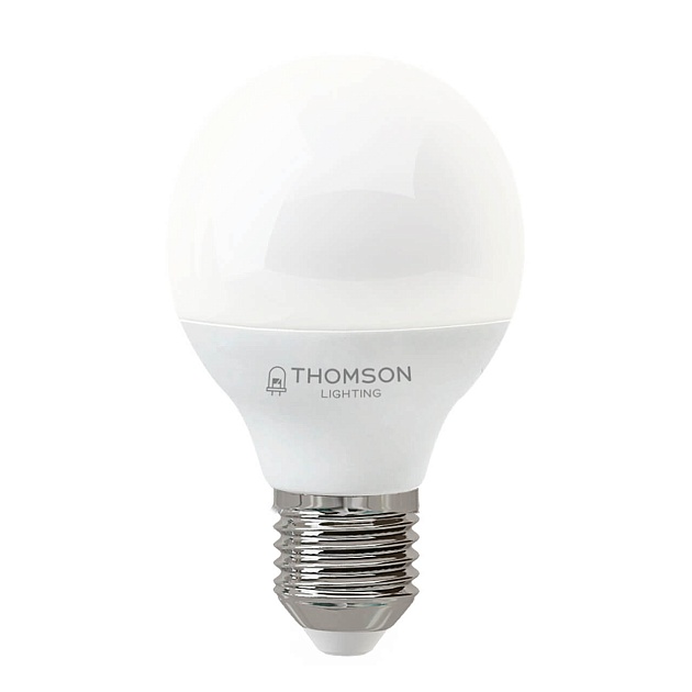 Лампа светодиодная Thomson E27 10W 6500K шар матовая TH-B2320 фото 