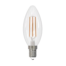 Лампа светодиодная филаментная Uniel E14 11W 3000K прозрачная LED-C35-11W/3000K/E14/CL PLS02WH UL-00005164